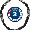 ABUS Steel-O-Chain 4804C/75 Black Mit Einstellbarer Zahlenkombination 7
