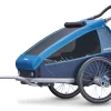 Croozer Kid Plus For 2 Ab 2018 Gefedert Mit Licht, Fahrrad-, Buggy- Und Jogging-Option Ocean-blue 20