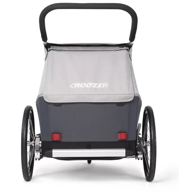 Croozer Kid Keeke 2 Gefedert Mit Fahrrad- Und Buggy-Option Stone Grey 8