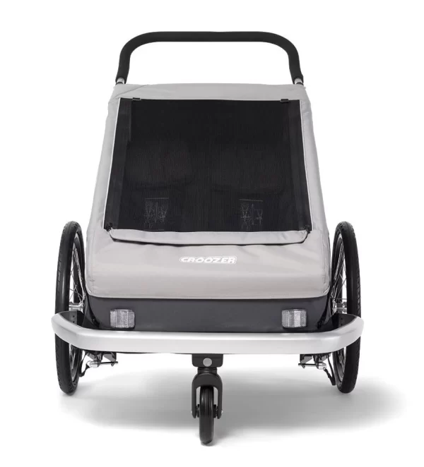 Croozer Kid Keeke 2 Gefedert Mit Fahrrad- Und Buggy-Option Stone Grey 5