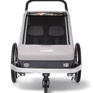 Croozer Kid Keeke 2 Gefedert Mit Fahrrad- Und Buggy-Option Stone Grey 21