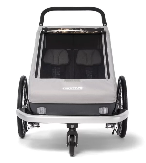 Croozer Kid Keeke 2 Gefedert Mit Fahrrad- Und Buggy-Option Stone Grey 6
