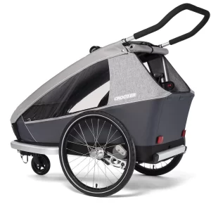 Croozer Kid Keeke 2 Gefedert Mit Fahrrad- Und Buggy-Option Stone Grey 29