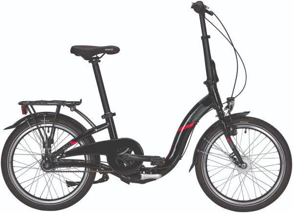 Pegasus Easystep 7 Alu Faltrad 7-Gang Nabenschaltung 20 Zoll Schwarz-rot 1