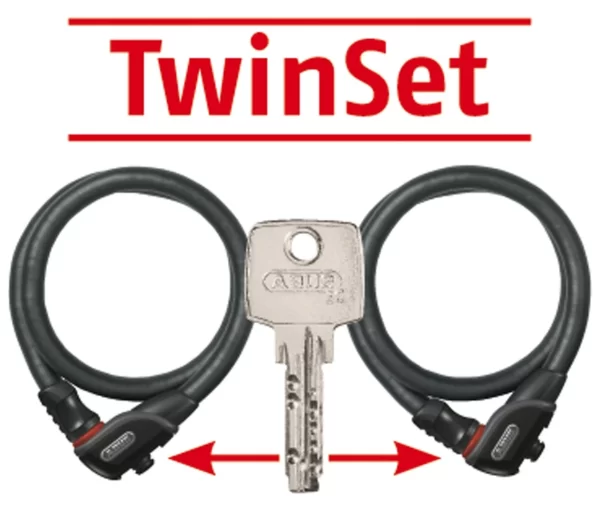 ABUS Phantom Twin-Set 2x 8960/ 85 EC Tex-FL 1