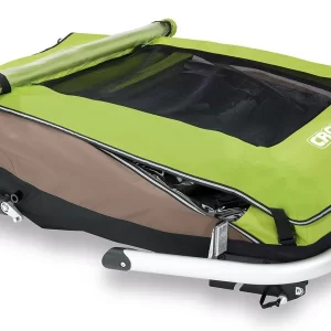 Croozer Kid For 2 Ab 2016 Mit Buggy- Und Joggerset Zweisitzer Meadow Green *** 22